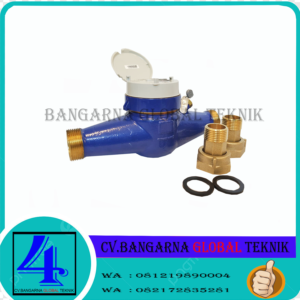 Jual meteran air bersih Itron 1" | Flow meter itron inch Multimag