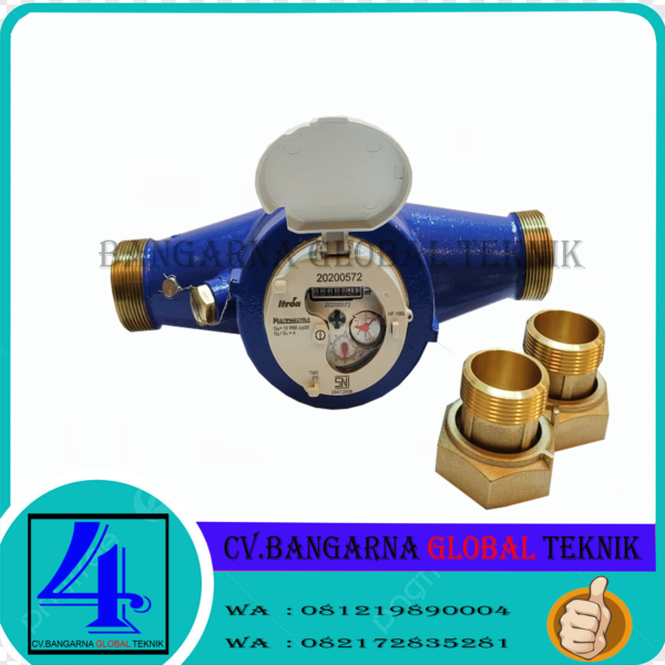 METERAN AIR BERSIH ITRON 1 1/2 INCH SNI DN40MM TYPE MULTIMAG