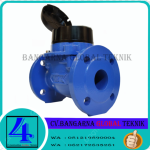 Meteran air bersih 2" DN50mm | Woltex kepala hitam | Jual Itron 2 inch