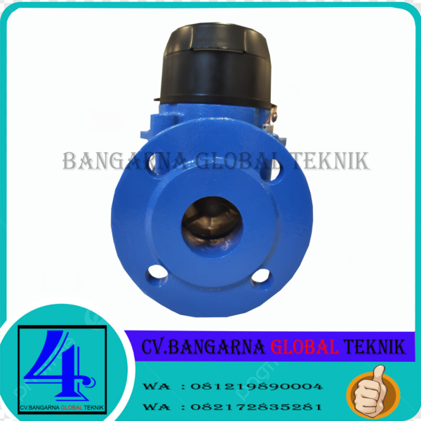 Meteran air bersih 2" DN50mm | Woltex kepala hitam | Jual Itron 2 inch