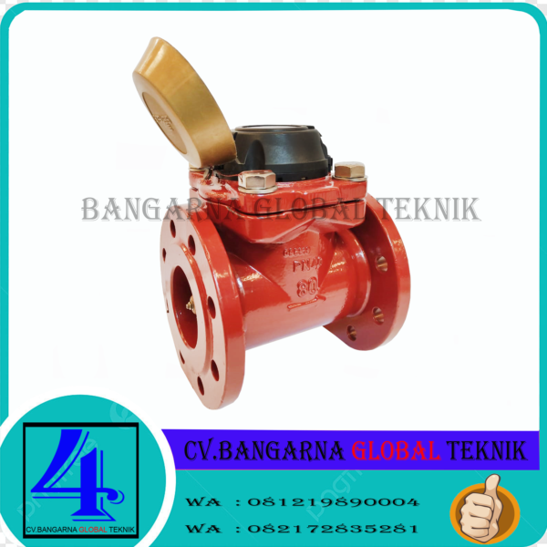 Meteran air panas SENSUS Type WPQF 3" | Koneksi Flange PN40