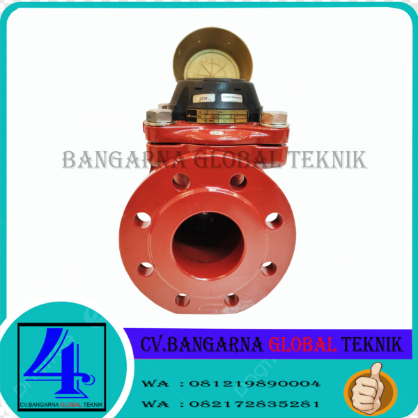 Jual flow meter SENESU wpqf size 4 inch / Water meter air panas PN40