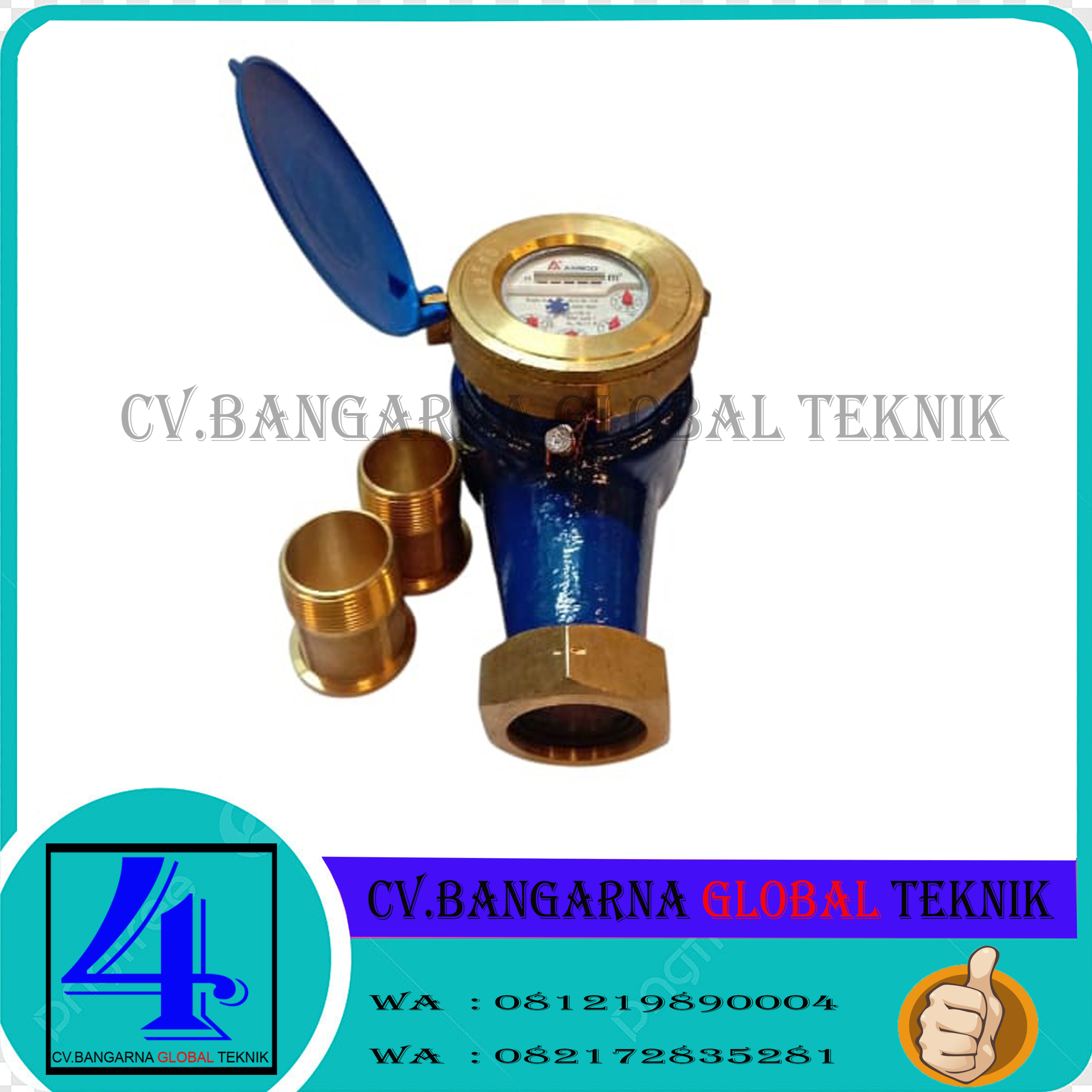 Flow meter air bersih ukuran 1" Merek Amico Type LXSG-25E SNI