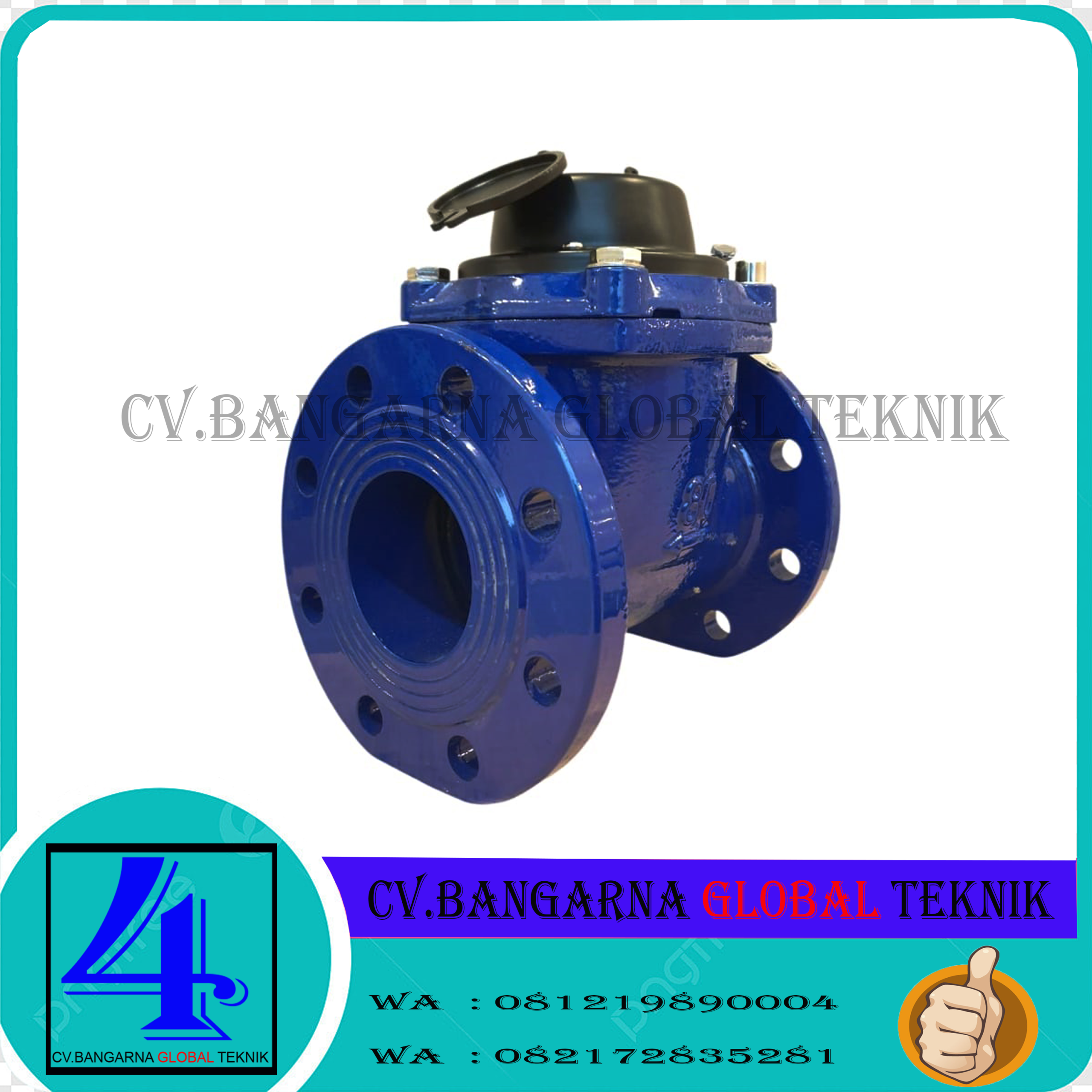 Meteran Air Amico 3 inch Besi (Water Meter Amico)
