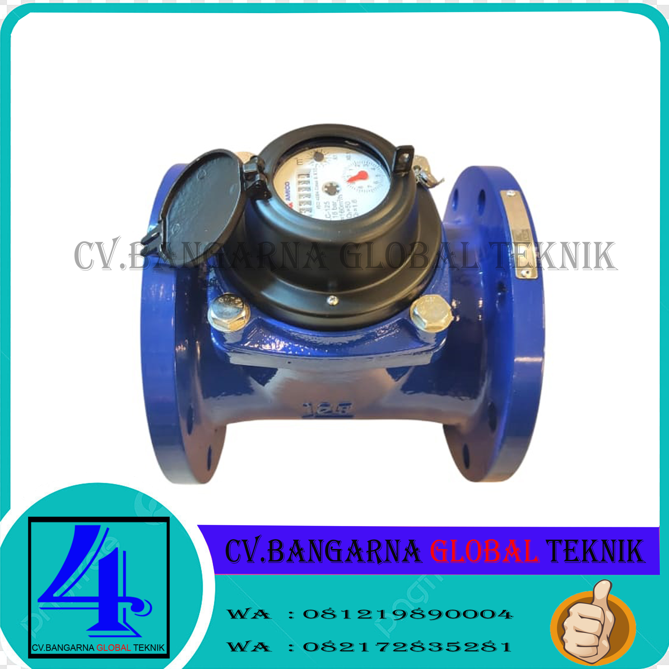 Jual Flow Meter Air Bersih Size 5 inch - Merk Amico Type LXLC-125E