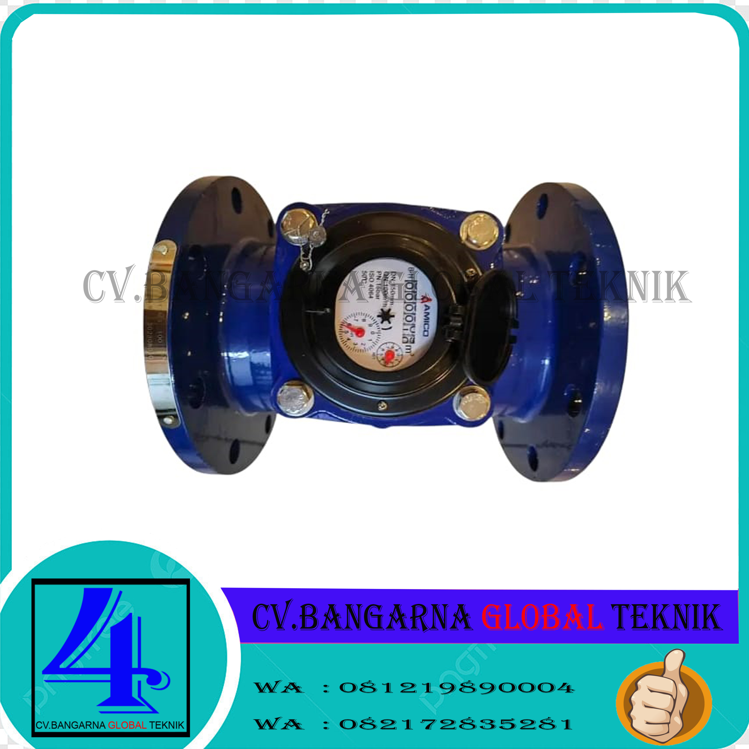 Jual Meteran Air Bersih Size 6" Type LXLC-150E | Water Meter Amico 6 inch