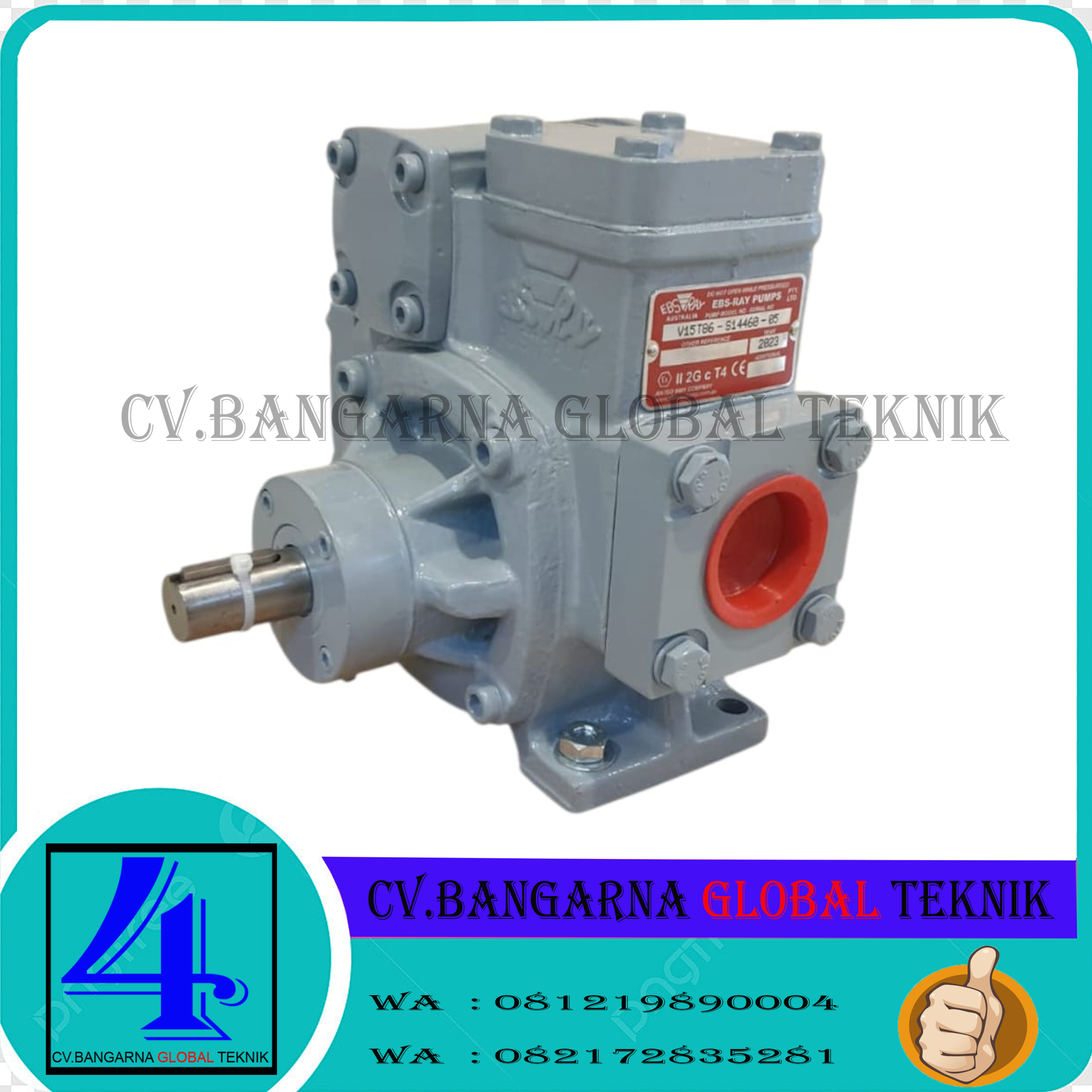 Harga terbaru EBS-RAY 1.5 inch Model V15T86 | Jual pompa minyak solar ukuran 1.5"