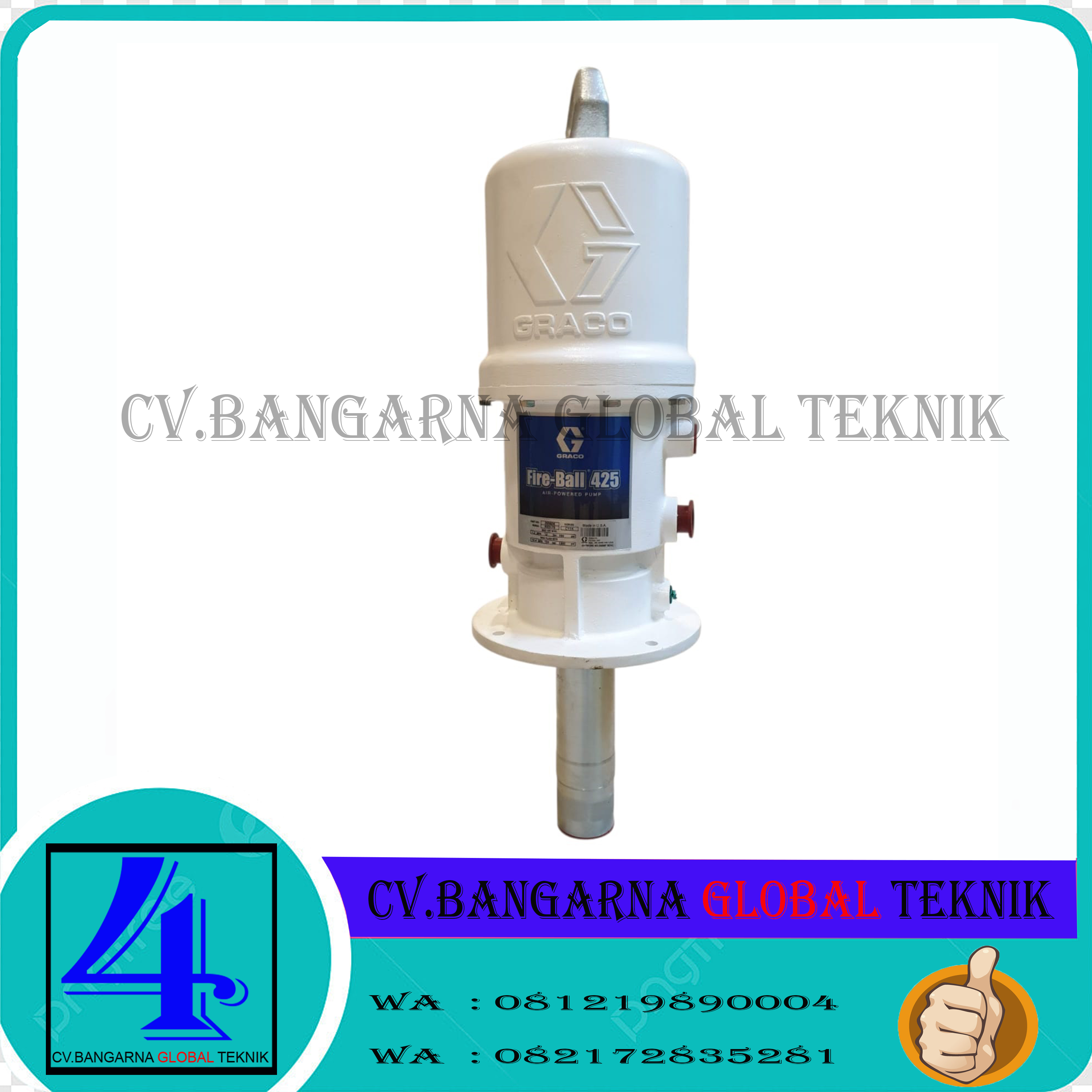 Fire-Ball 425 / Merk GRACO / AIR - POWERED PUMP / Part No. 205626