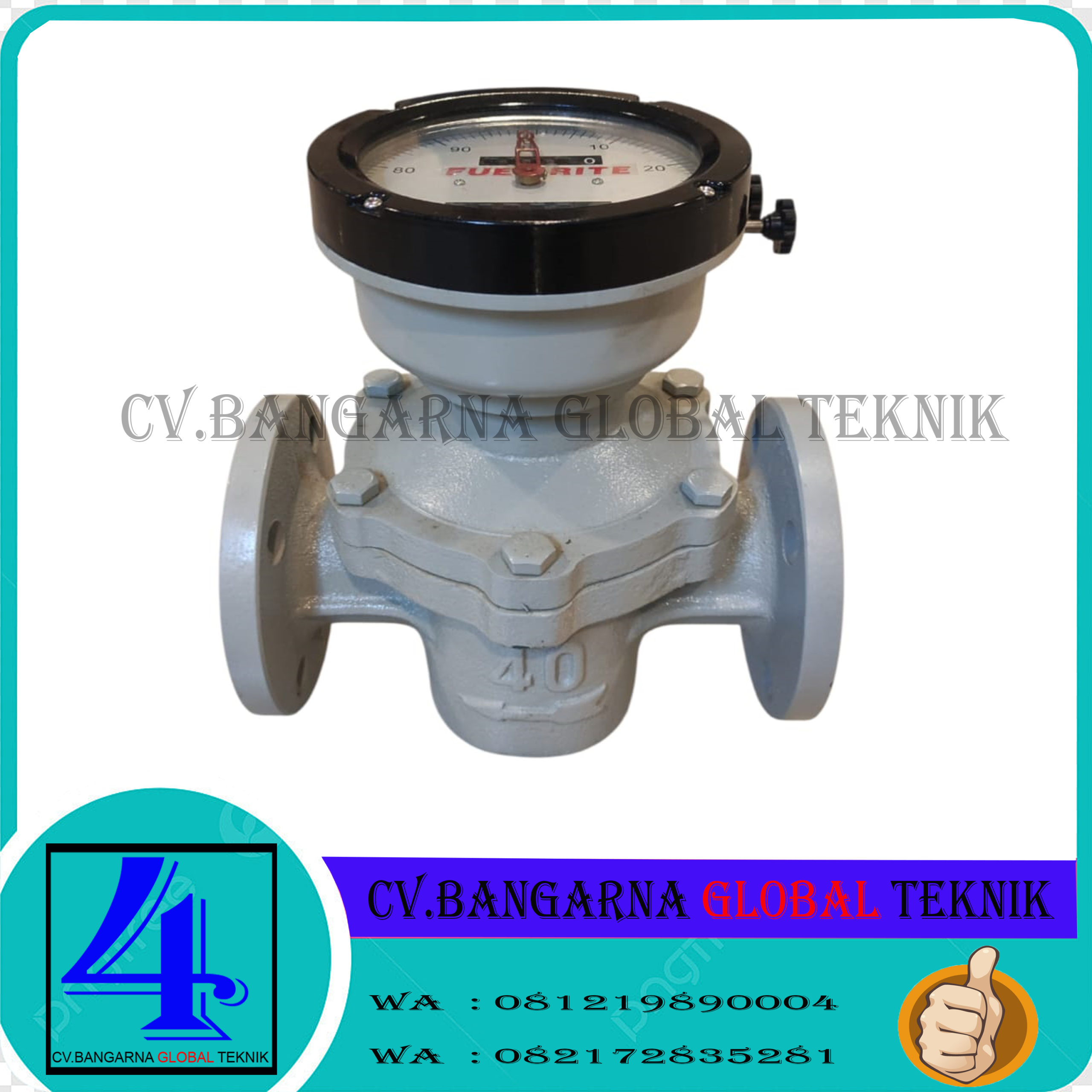 Jual Flow meter Oil Size 1.5" - Merk Fuel-Rite Model FU-CIOM-40