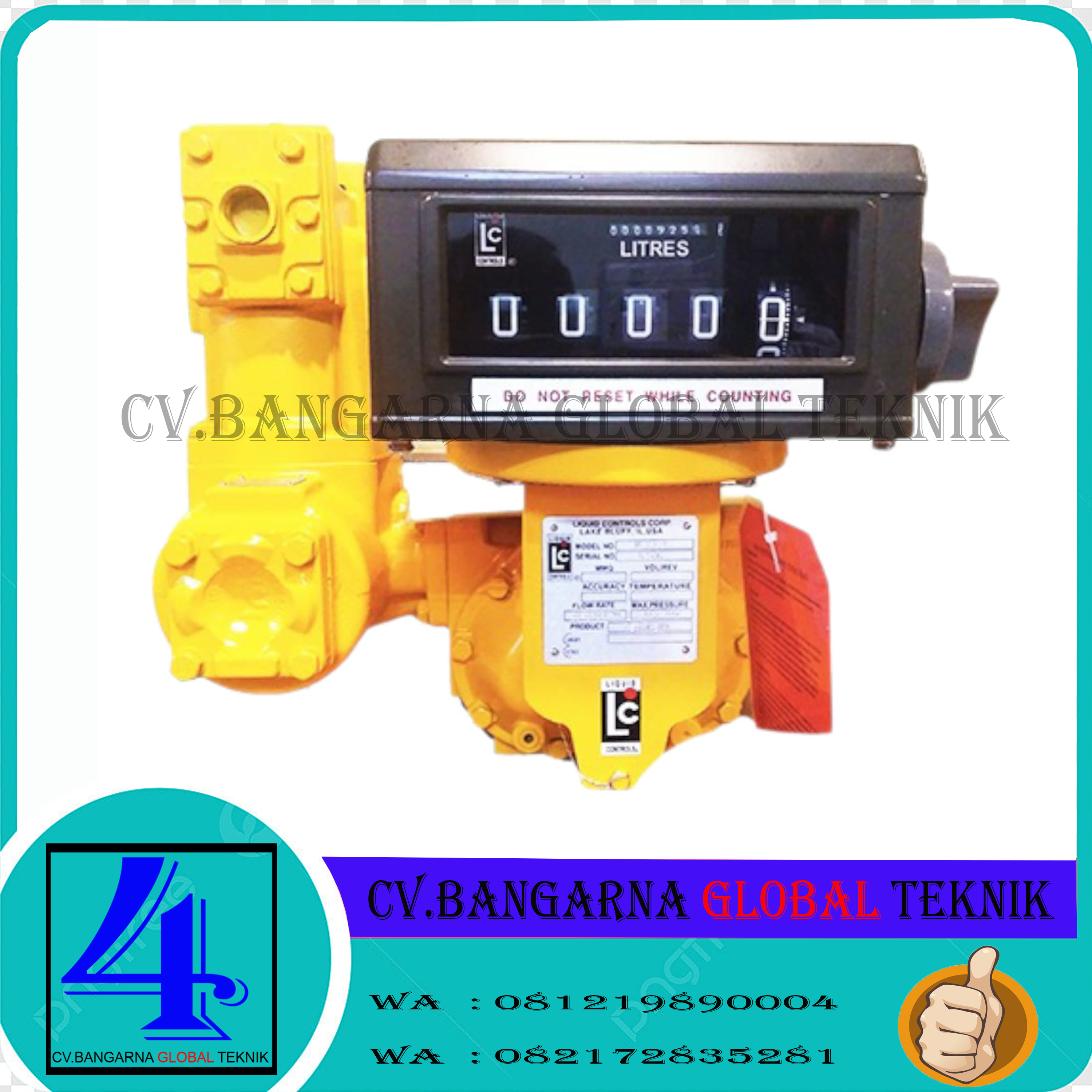 FLOW METER OIL MERK LQIUD CONTROLS LC M10-1 SIZE 2 INCH | JAKARTA BARAT
