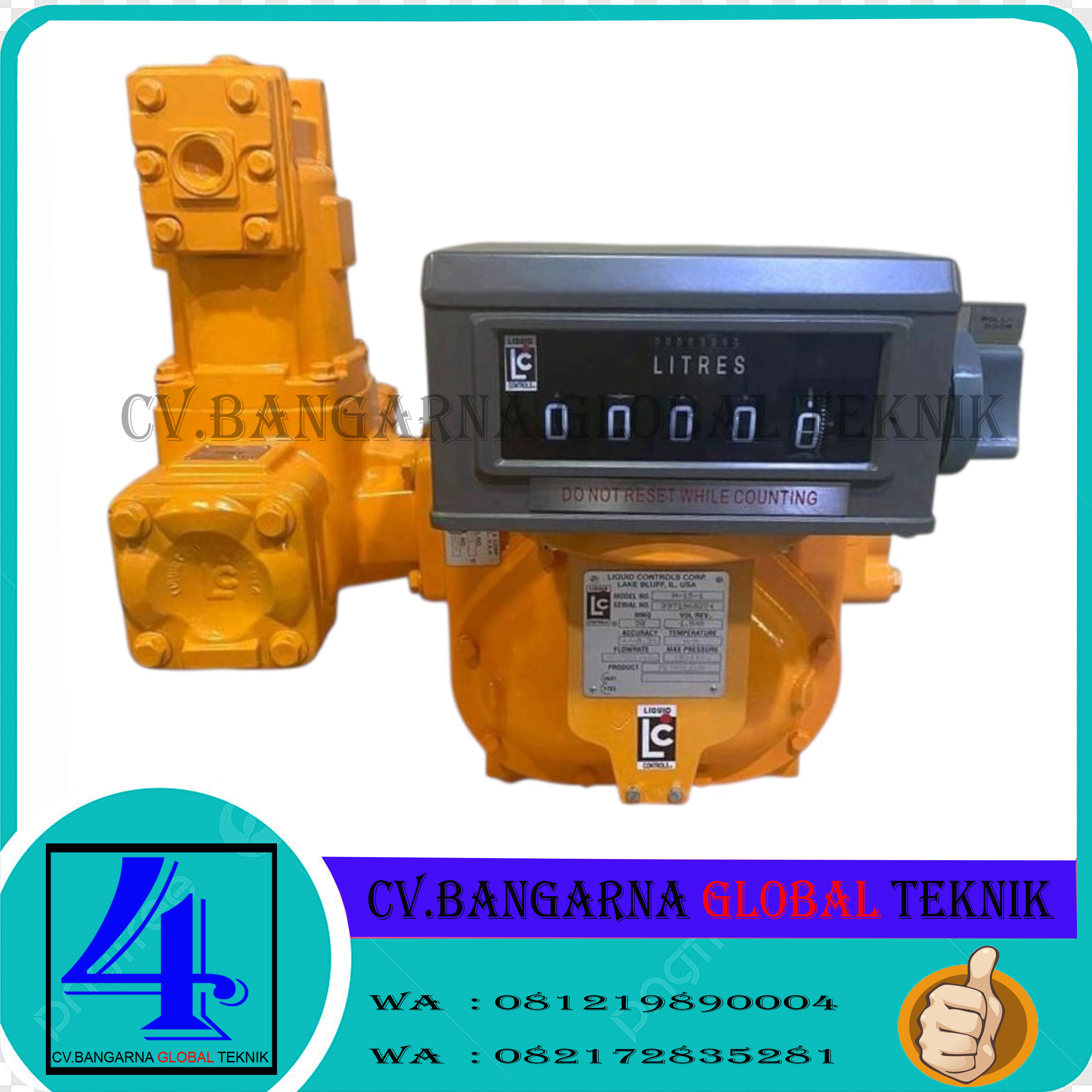 Distributor flow meter Liquid controls 3" | Model LC m15-1 | cv.bangarna global teknik