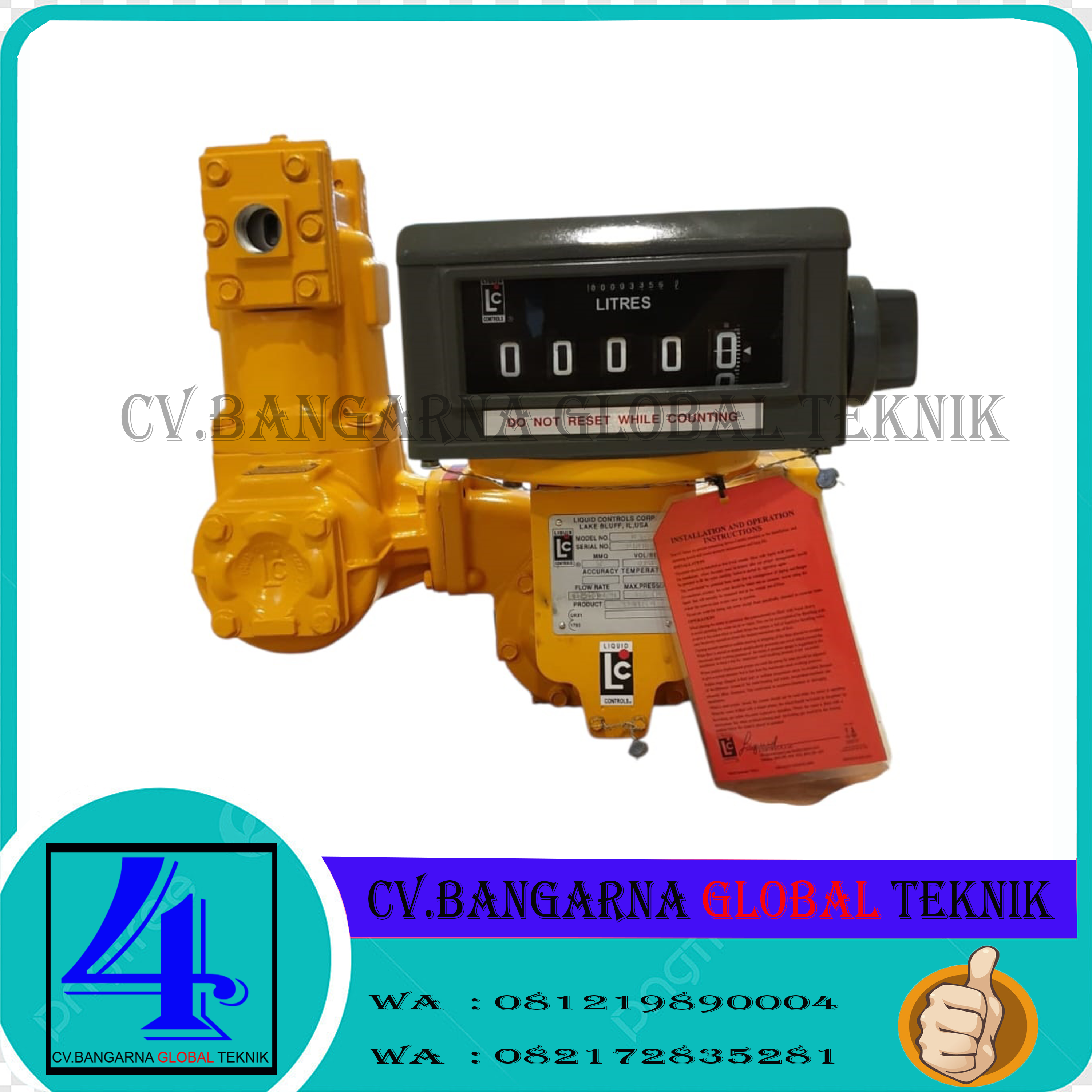 CV.BANGARNA GLOBAL TEKNIK MENJUAL FLOW METER LC M5-1 SIZE 1.5 INCH