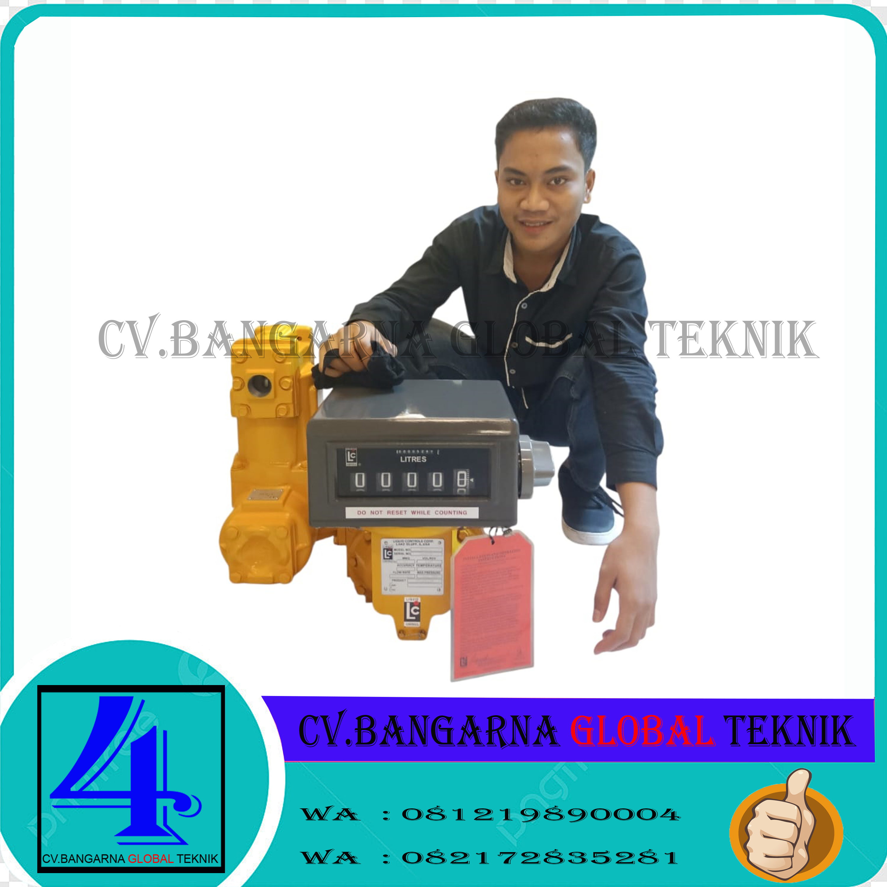 CV.BANGARNA GLOBAL TEKNIK MENJUAL FLOW METER LC M5-1 SIZE 1.5 INCH