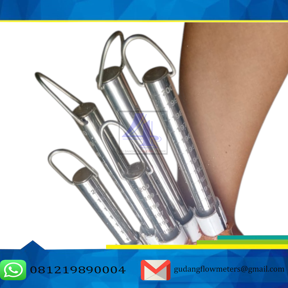 DEEP STICK SOUNDING PANJANG 6M SAMBUNGAN (2M+2M+2M) BAHAN STAINLESS STEEL