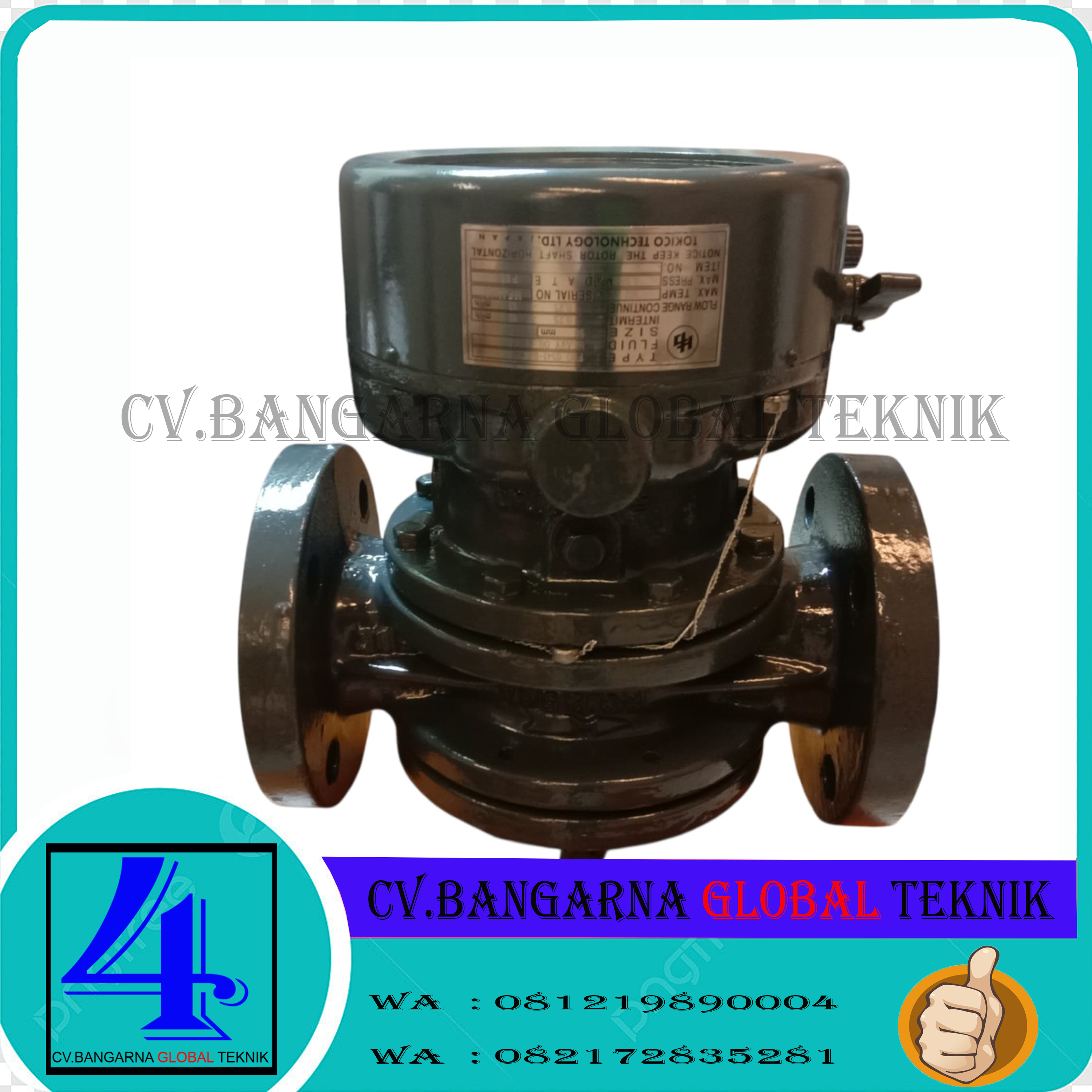 Harga flow meter Tokico 2 inch FR00541-04X | Jual flow meter CPO merk Tokico 2 inch flange Jis 10K