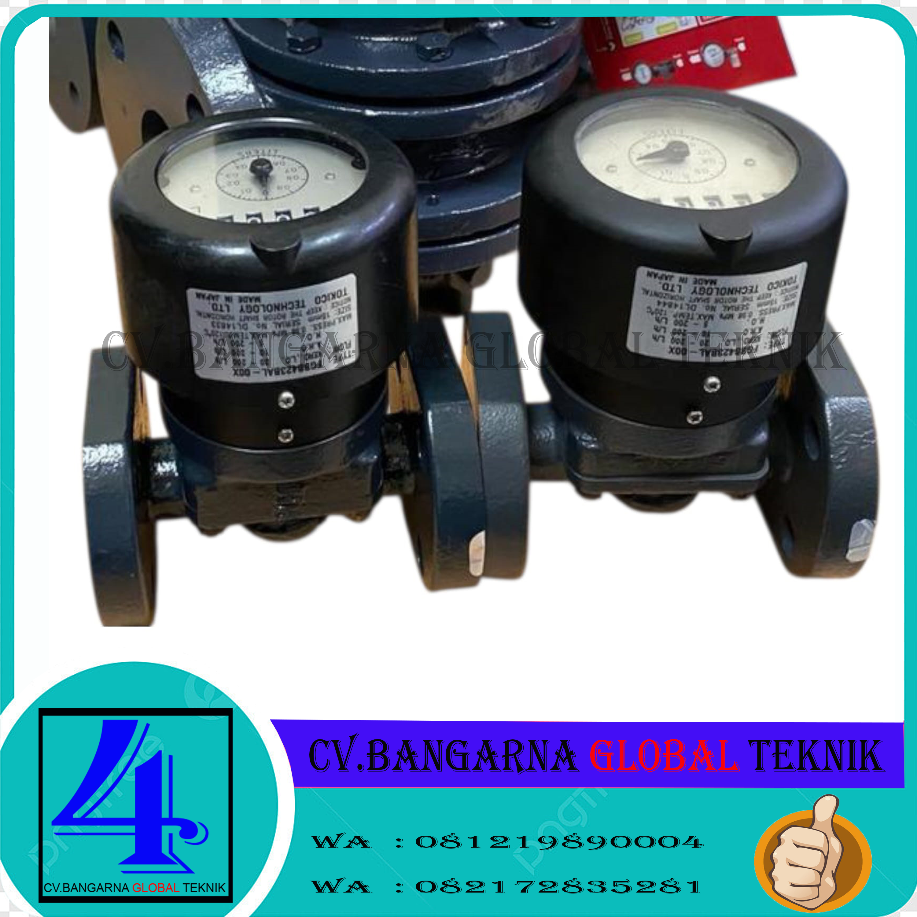 Flow meter Tokico 1/2" DN15mm Type FGBB-423BAL-00X | CV.BANGARNA GLOBAL TEKNIK
