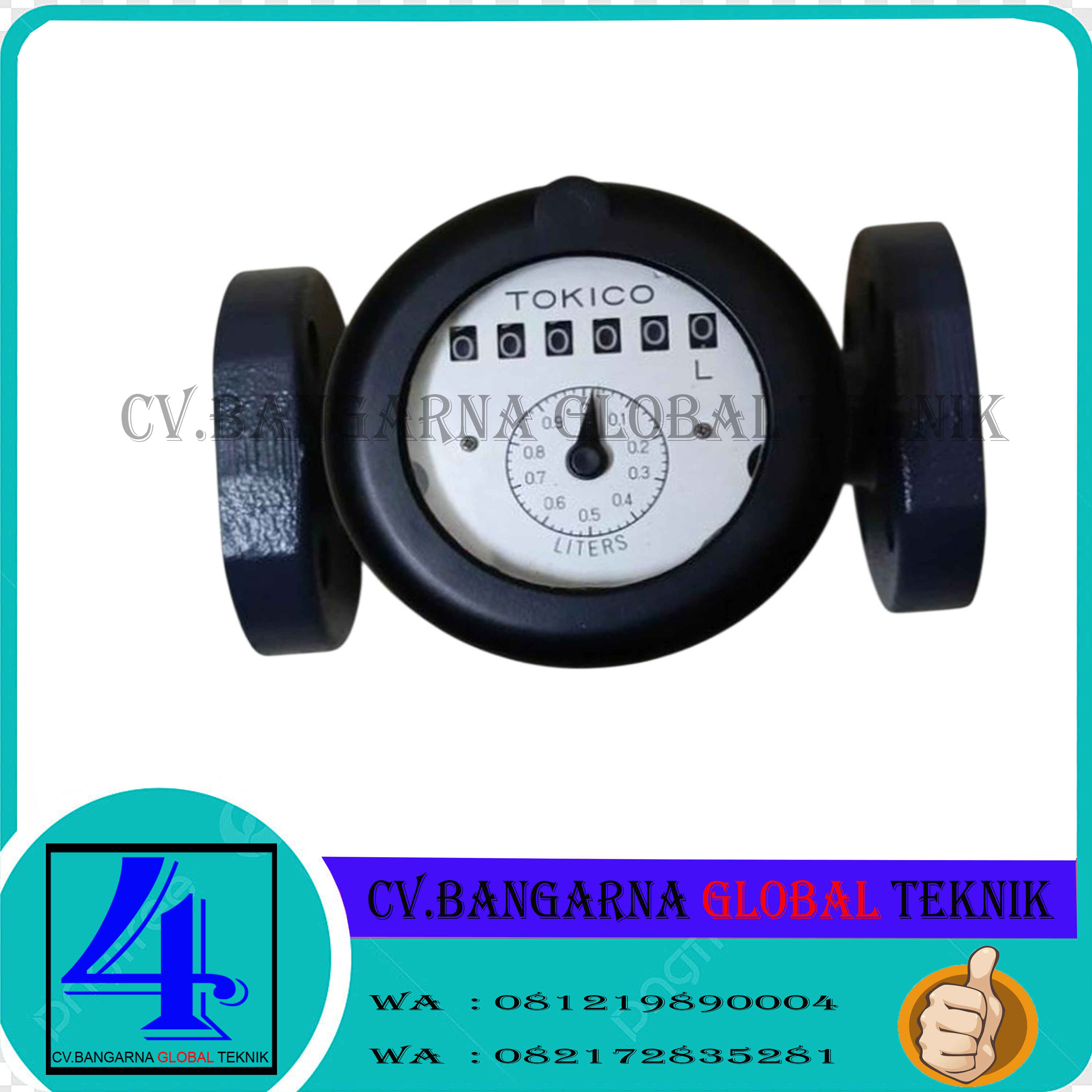 Flow meter Tokico 1/2" DN15mm Type FGBB-423BAL-00X | CV.BANGARNA GLOBAL TEKNIK