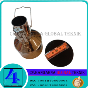 Alat ukur bejana SPBU Kapasitas 10 Liter | Merk DB | Produk Local | Bahan Stainless Stell