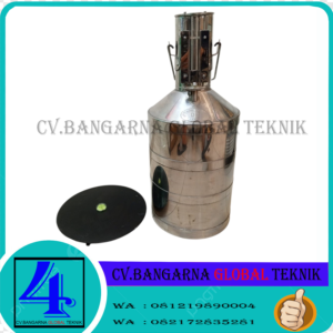 Harga Bejana Ukur minyak SPBU Ukuran 20 Liter Merk DB Bahan Stainless Steel