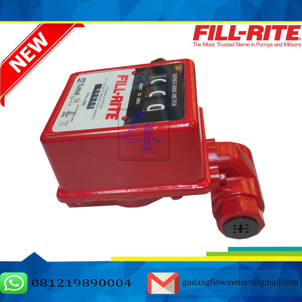 Distributor Flow Meter FILL-RITE 1" - Jual Meteran Solar Jabodetabek