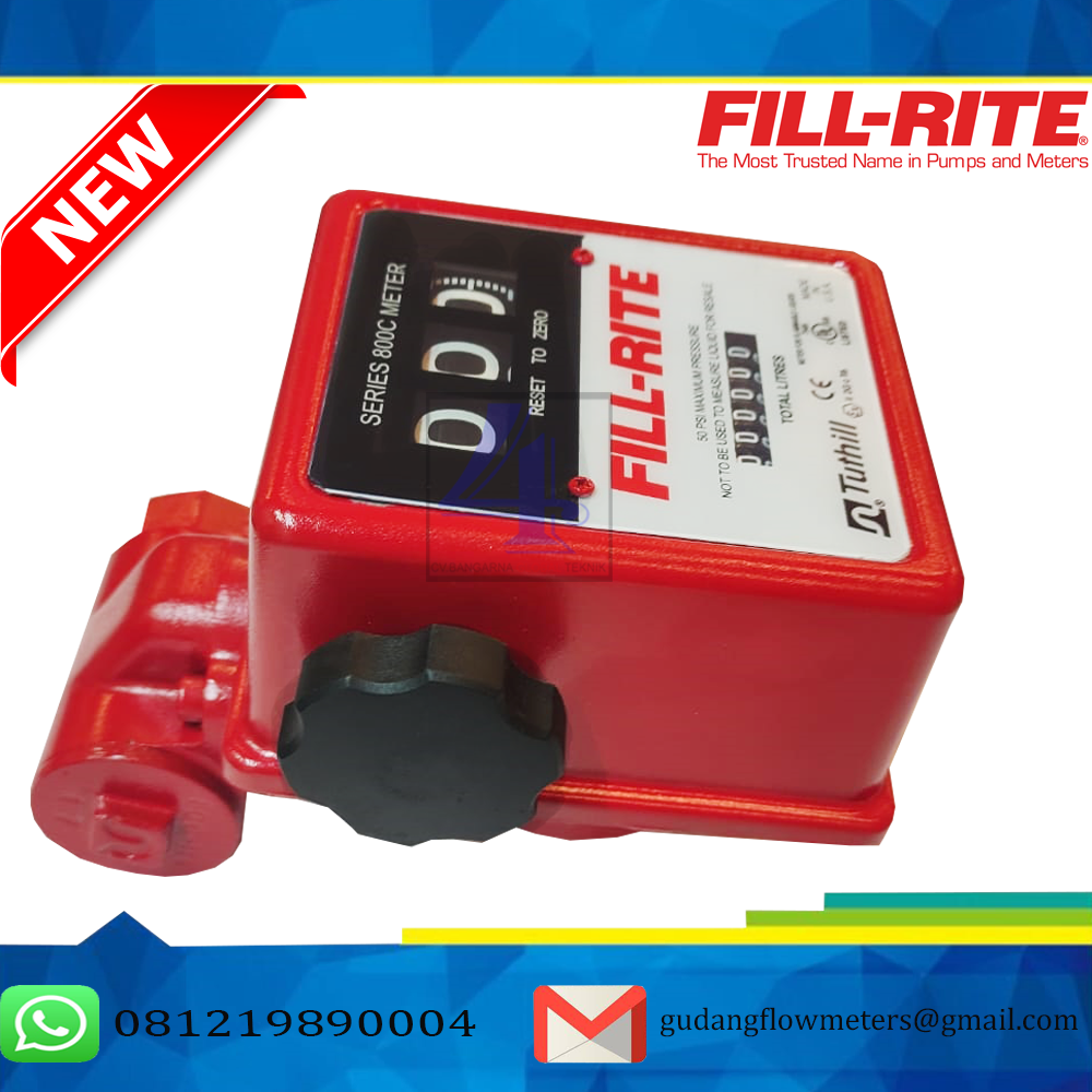 Distributor Flow Meter FILL-RITE 1" - Jual Meteran Solar Jabodetabek
