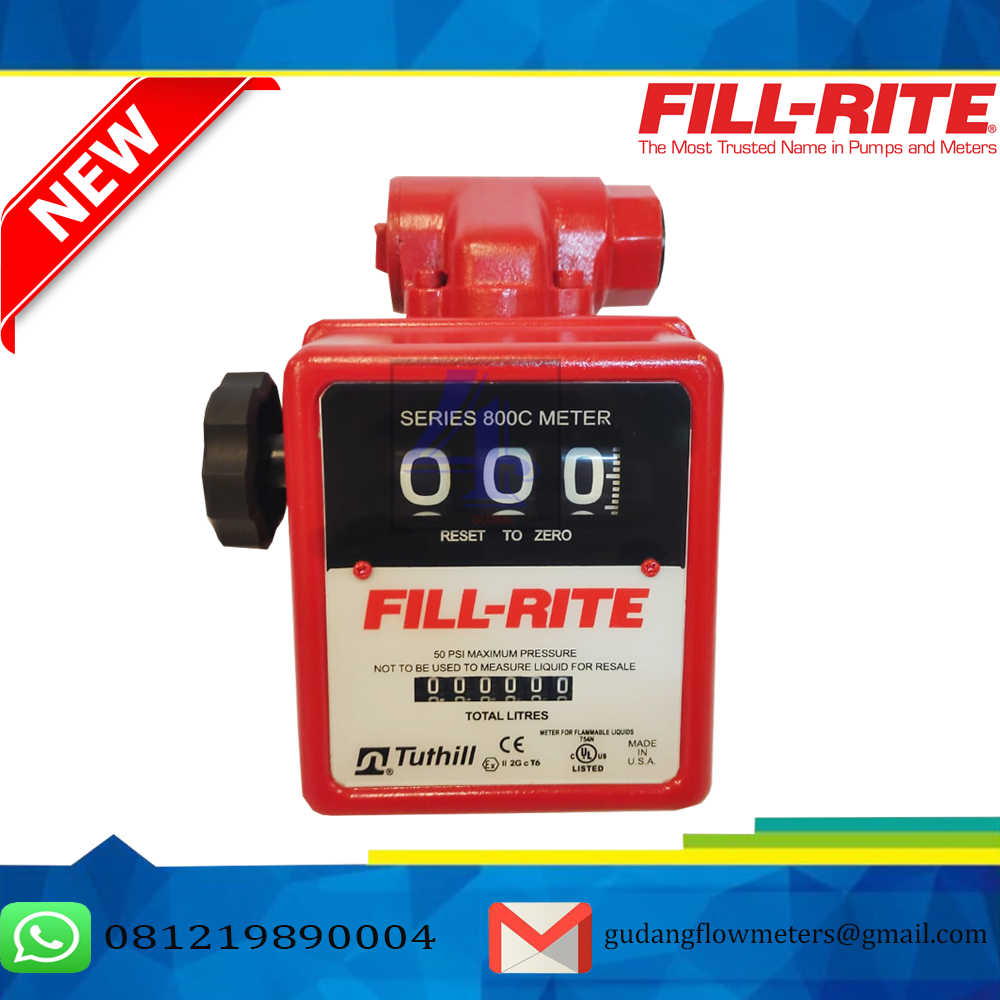 Distributor Flow Meter FILL-RITE 1" - Jual Meteran Solar Jabodetabek