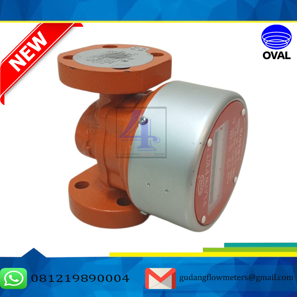 Harga Flow Meter Solar Merk Oval Flowpet Size 3/4" Analong Type LS5076