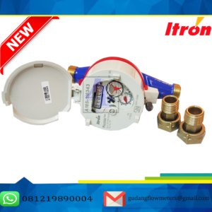 Meteran Air Bersih Multimag Size 1 Inch Merk ITRON ( SNI ) Koneksi Drat