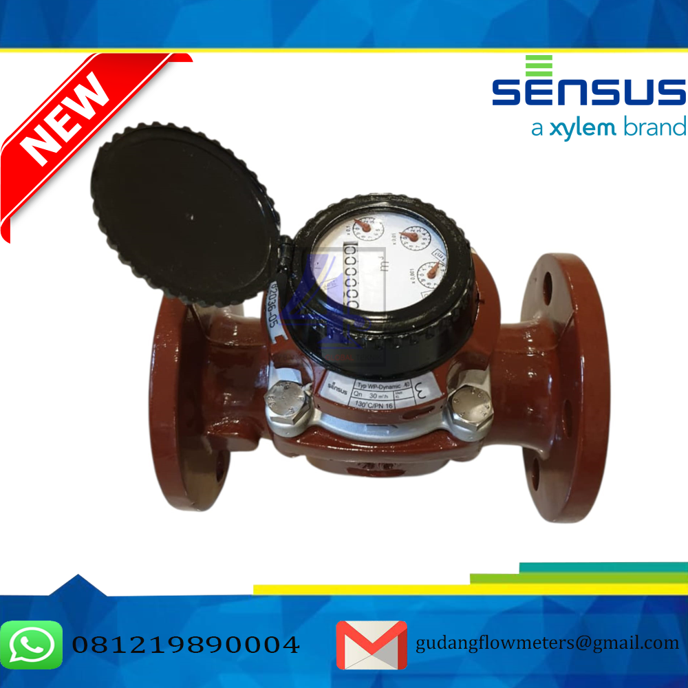 Water Meter Sensus WP-Dynamic FS 1,5 Inch PN16 T130C - Meteran Air Turbine DN40 MM