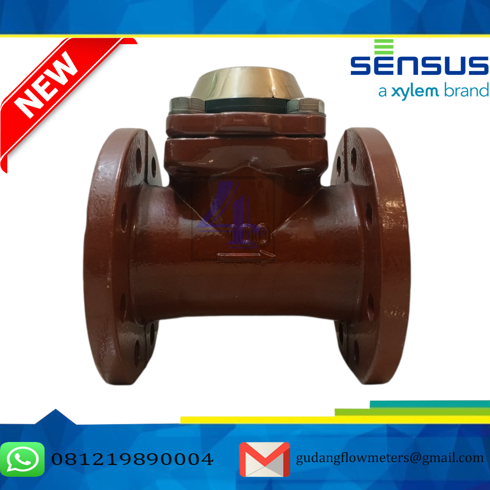 Jual Water Meter Sensus Air Panas Type WPQF Size 4" | Temperature 130 Drajat PN40