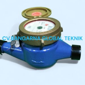 Jual meteran air bersih merk B&R ukuran 1/2" DN15mm SNI Koneksi Drat kuningan